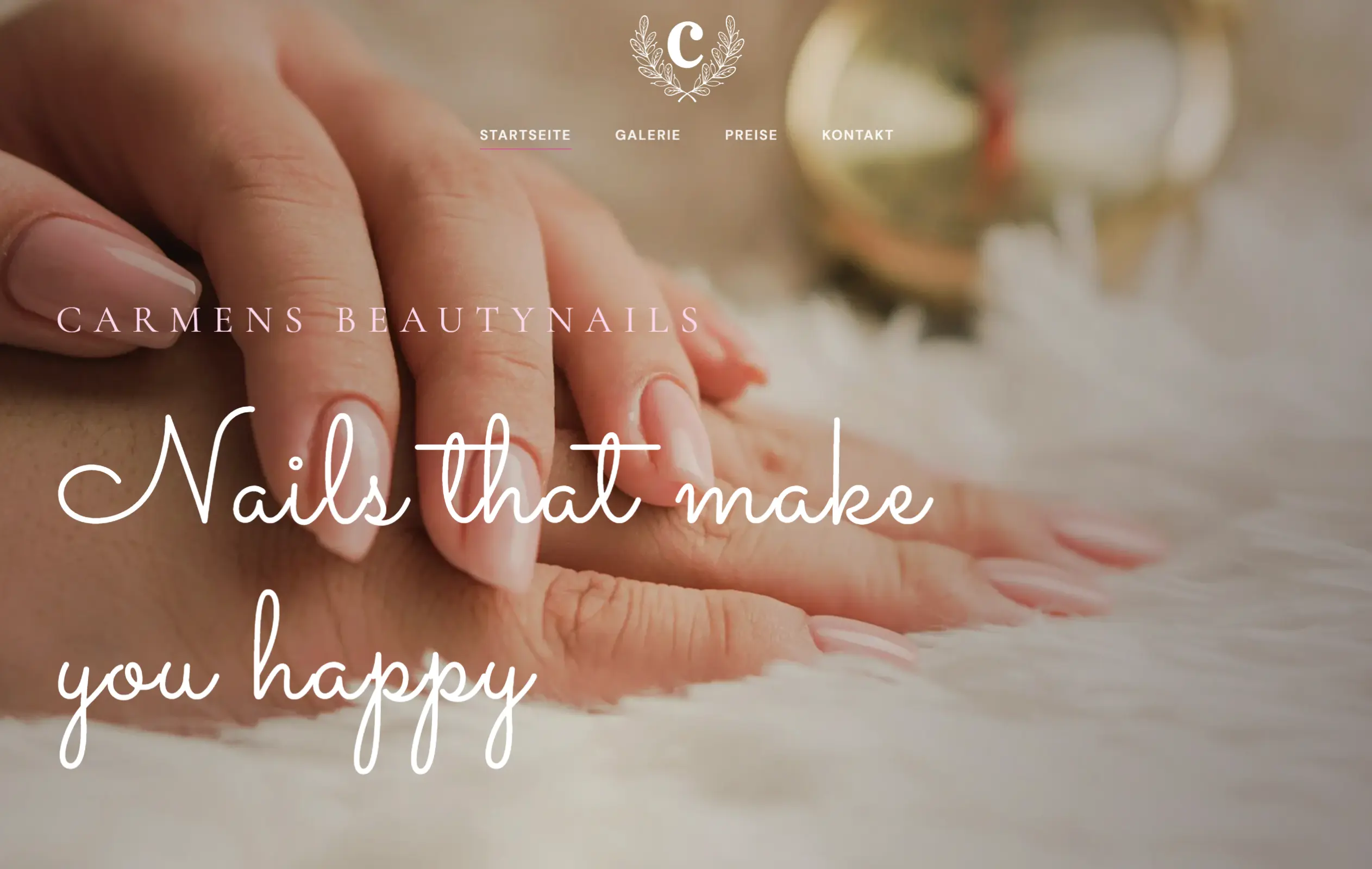 Carmens Beautynails – Website Referenz